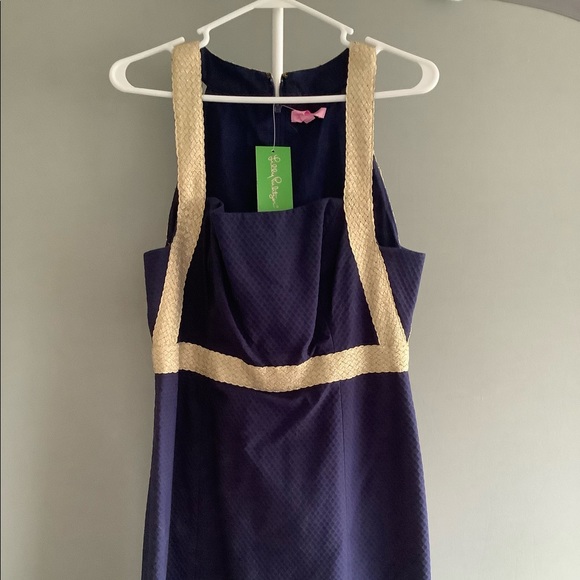 Never Worn Lilly Pulitzer Navy Eliana Shift Dress (Size 8)